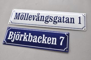 Blått som textfärg går också bra