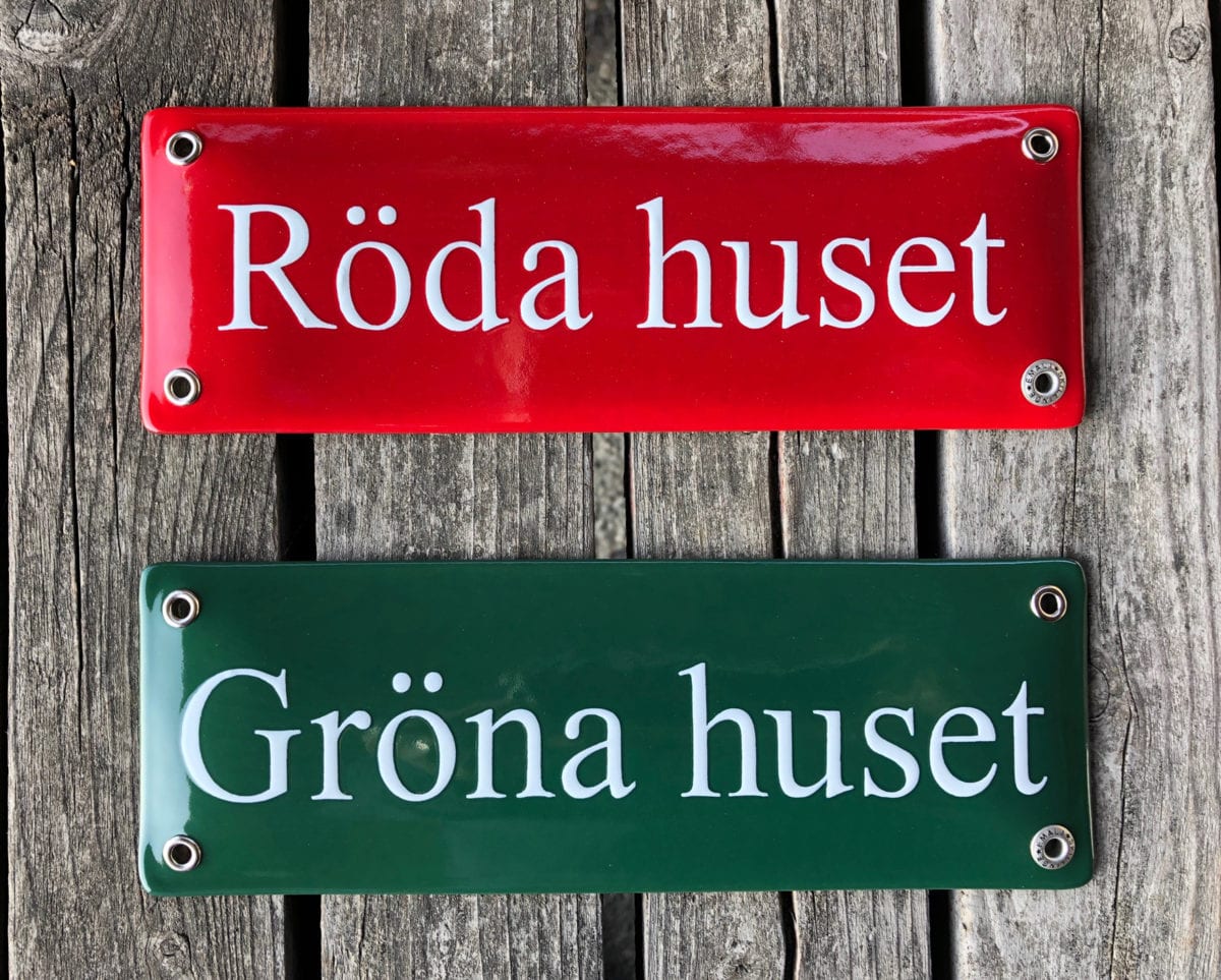 Skillinge Emalj. Ytterligare ett exempel på att det naturligtvis går att få andra färger än standard.