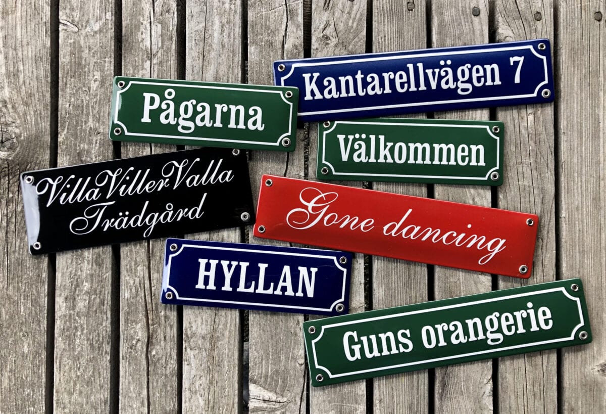 Namnskyltar-olika-utföranden