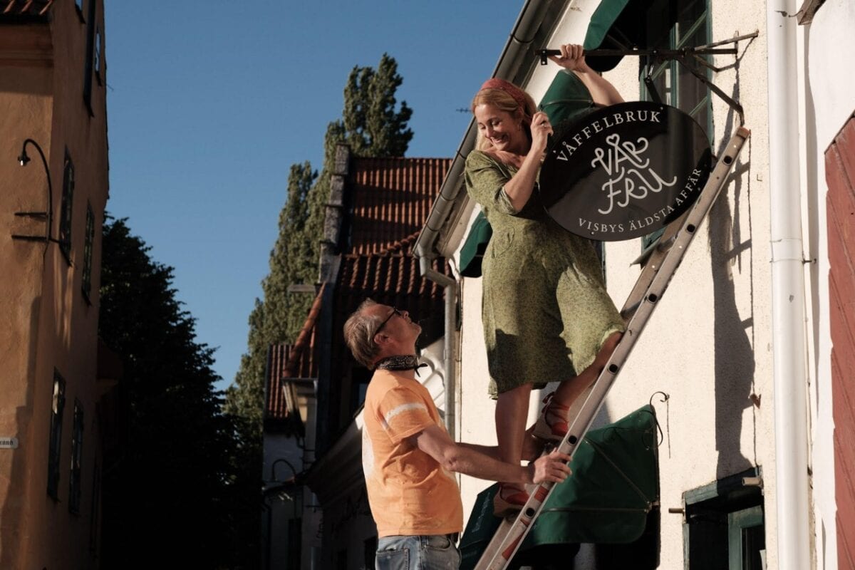 Handlarskylt-Våffelbruk